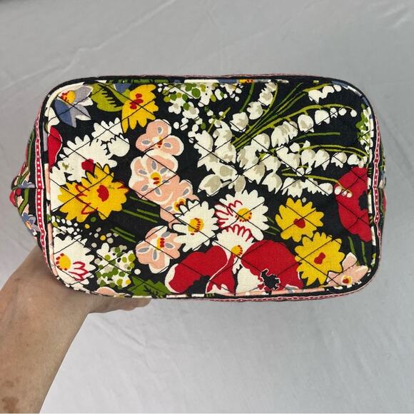 Vera Bradley Poppy Fields Drawstring Purse Top Handle Y2K Tote Mini Bag Flowers - Picture 7 of 14